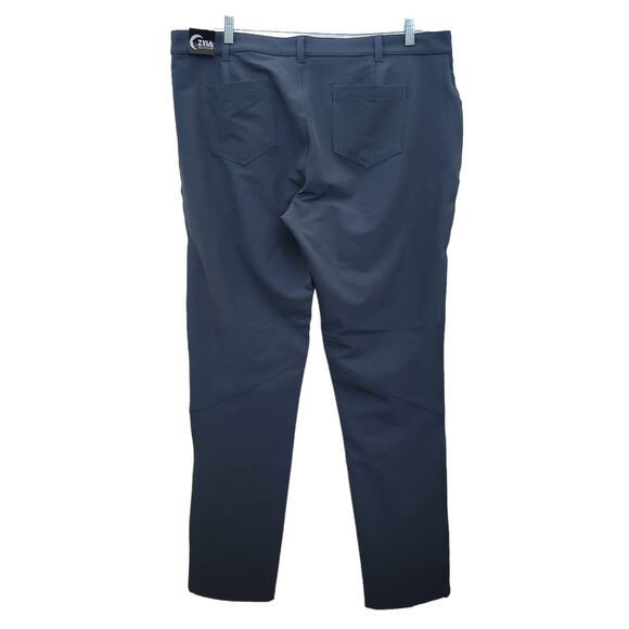 Zyia Active Men's Storm Gray Office Chino Pants 33" XXXL - Picture 3 of 7